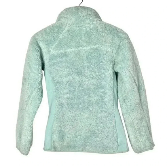 Columbia Fast Beauty High Pile Stone Light Blue Full Zip Fleece Jacket XS - Picture 2 of 4
